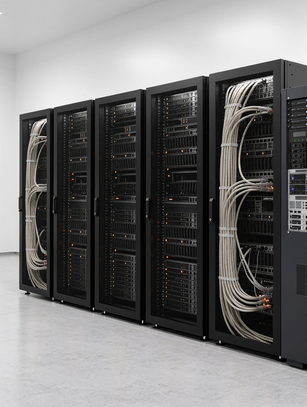 Abstract representation of high-availability server infrastructure
