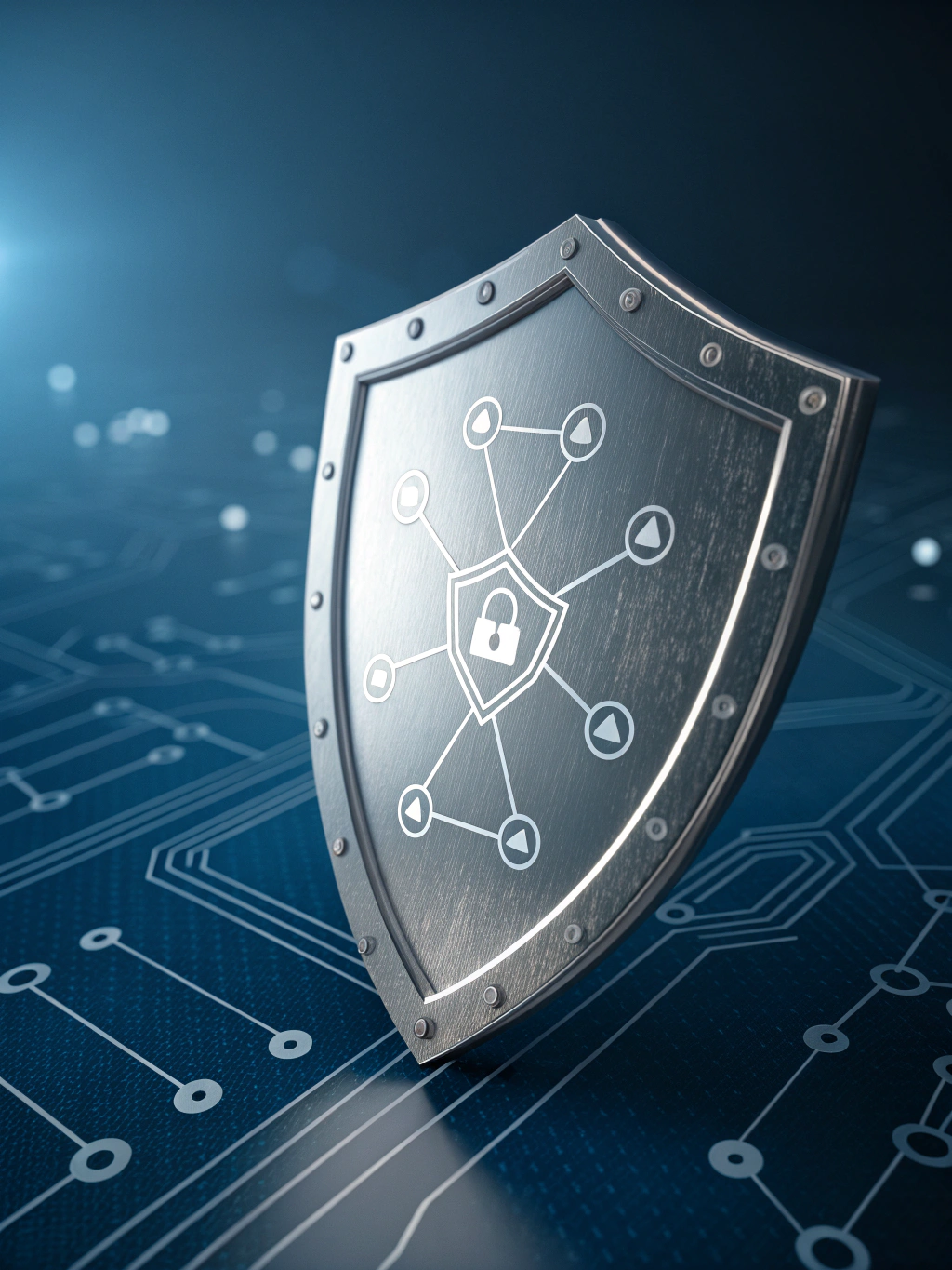 Digital security shield protecting server nodes